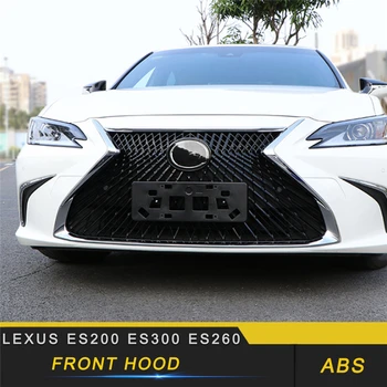 

For Lexus ES 2018 ES200 ES300 ES260 Car Front Hood Middle Net Bumper Grille Frame Sticker Cover Trim