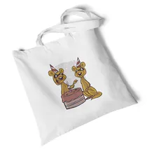 Lychee/женская Повседневная Холщовая Сумка с рисунком животных для девочек женские сумки для покупок простые Наплечные сумки Большая Студенческая сумка