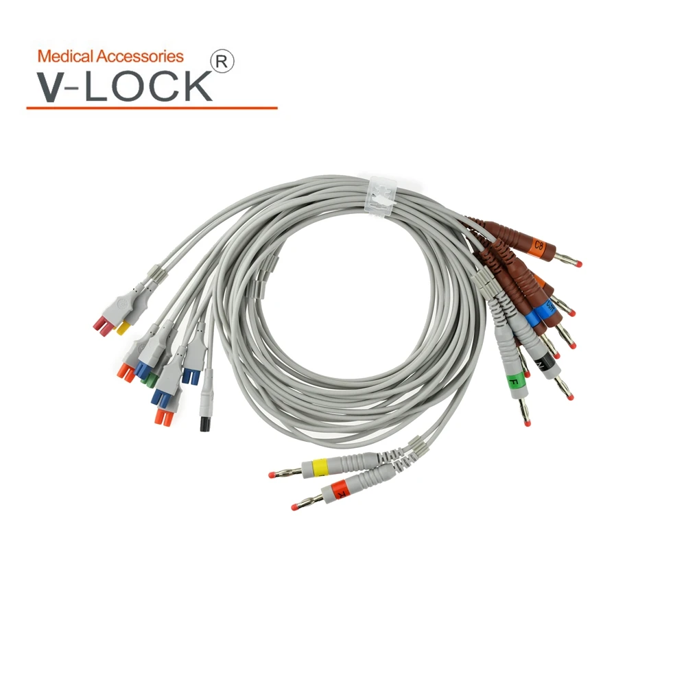 

good quality edan SE-18 16leads 18leads wires banana 4.0