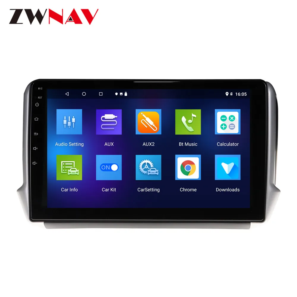 

10.1" Android 9 With DSP 8 Core 4+64GB Head Unit GPS Navigation Car Radio Player For Peugeot 208 / Peugeot 2008 Radio Multimedia