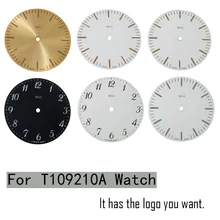 26 мм Циферблат для t1092a женские кварцевые часы T109 текст часы аксессуары T109210 запасные части