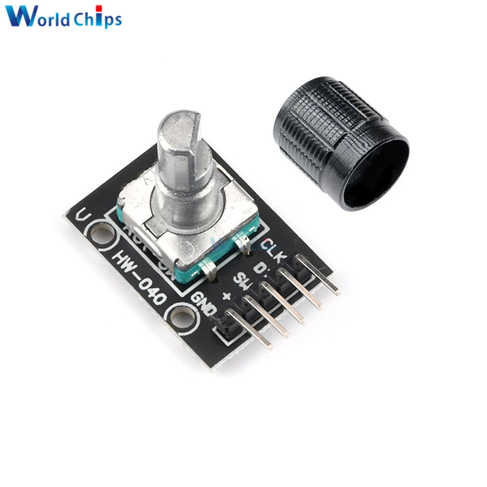 QITA für Arduino Potentiometer Drehregler KY-040 Rotary Encoder Modul 