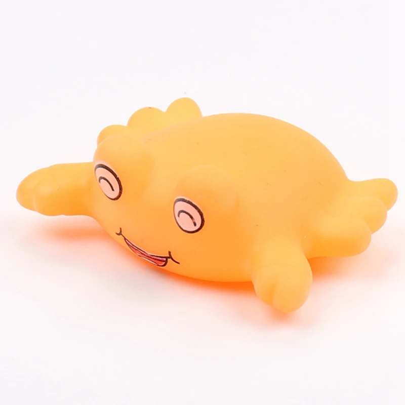 Детская игрушка ванная комната резиновая утка Kawaii Желтая утка воды игрушки морской жизни мультфильм игрушки для ванной игрушки для бассейна животные милые пляжные подарки - Цвет: ZWX147-12