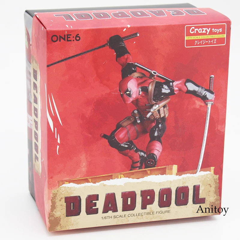 Crazy Toys Deadpool 2 Hurdling Ver. 1/6th масштаба статуя ПВХ фигурка Коллекционная модель игрушки 40 см