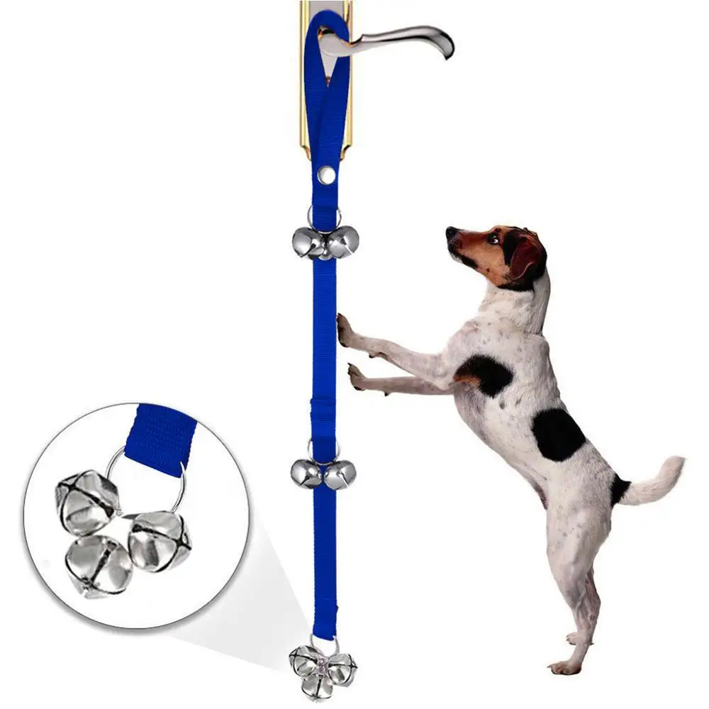 Transer 2020 Dog Doorbells for Dog Training And Housebreaking Clicker Door Bell Training Tool HOT SALE-3