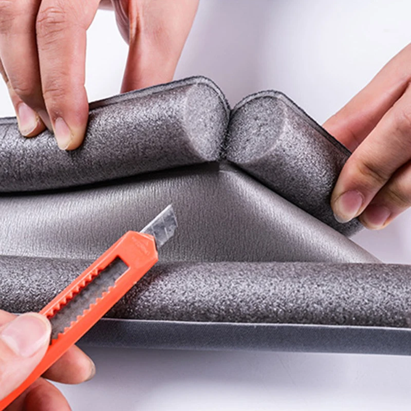 95 см Гибкая Нижняя дверь пылезащитная уплотнительная лента Двойная пробка