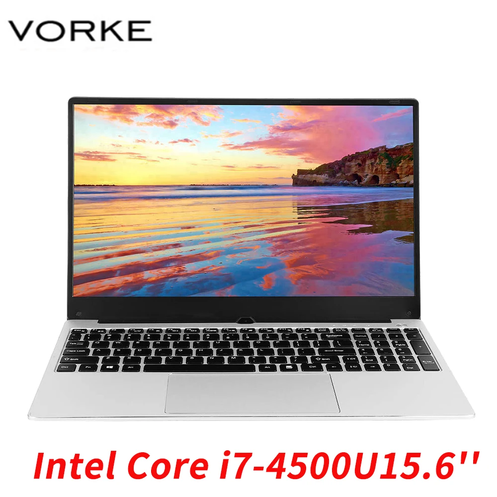 VORKE ноутбук 15 ноутбук Intel Core i7-4500U graphics 4400 полностью металлический корпус 15,6 ''ips 1920*1080 Windows 10 8 ГБ/256 ГБ ноутбук - Цвет: i7 4500U