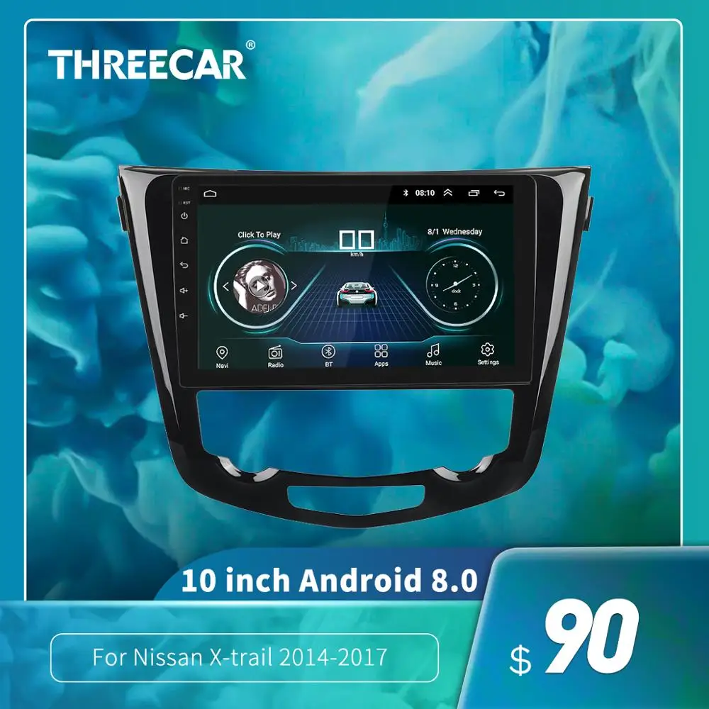 10 2 &quotAndroid 8 1 четырехъядерный дюймов автомобильное радио GPS Navi мультимедийный