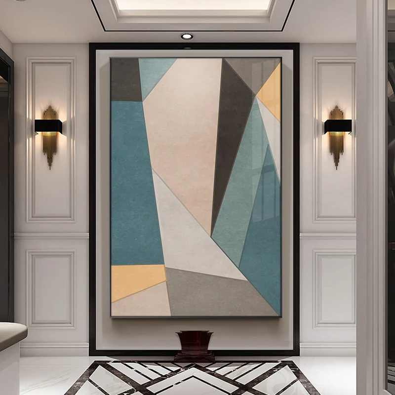 Colorful Art Background Wall Decoration Painting Home Living Room Porch Poster | Дом и сад