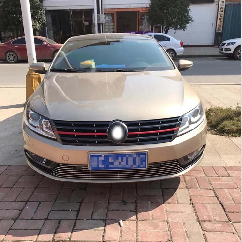 Для Volkswagen VW CC 2012- впускная решетка панель управления дверная ручка наклейки из углеродного волокна наклейки аксессуары для стайлинга автомобилей