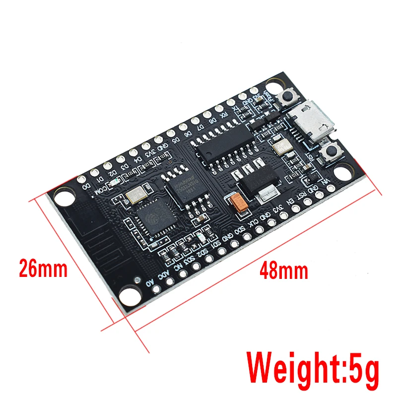 NodeMCU V3 Lua wifi модуль интеграции ESP8266+ дополнительная память 32M Flash, USB-serial CH340G