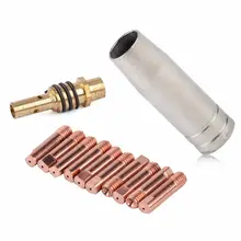 

Nozzle Welding Accessories Holder 12pcs/Set MIG/MAG Welding Tips 0.8x25mm