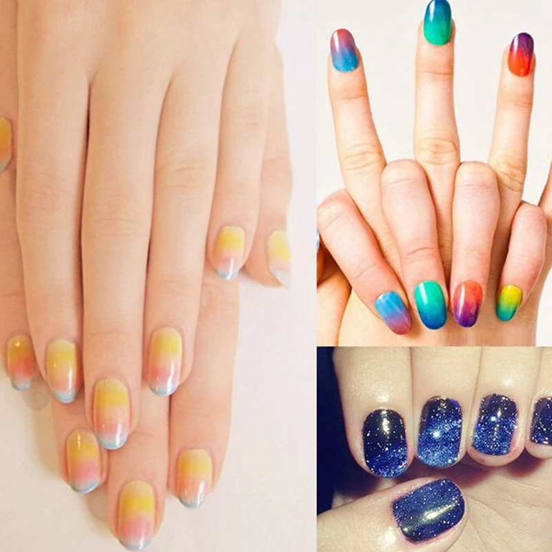 Упаковка из 100 Nail Art мягкая губка ногтей передачи для маникюра