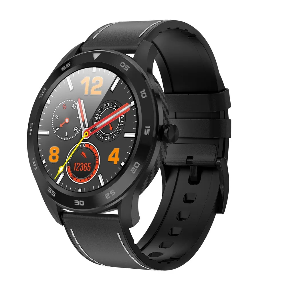 Gray Модные часы Smart Watch 1,3 дюймов IP68 Водонепроницаемый полный Сенсорный экран умные часы для занятий спортом Фитнес браслет Многофункциональные умные часы - Цвет: Gray