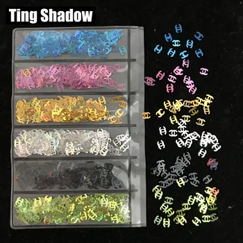 

Designer sequins for 3D nail decoration