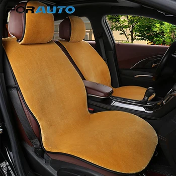 

FORAUTO Warmer Soft Plush Car Seat Cushion Pad Automobiles Seat Covers Winter Supply Car-styling Interior Accessories Universal