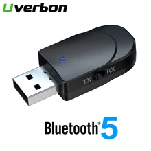 2 в 1 Bluetooth 5,0 аудио приемник передатчик беспроводной адаптер для ТВ ПК автомобиля Мини 3,5 мм AUX Стерео Bluetooth передатчик