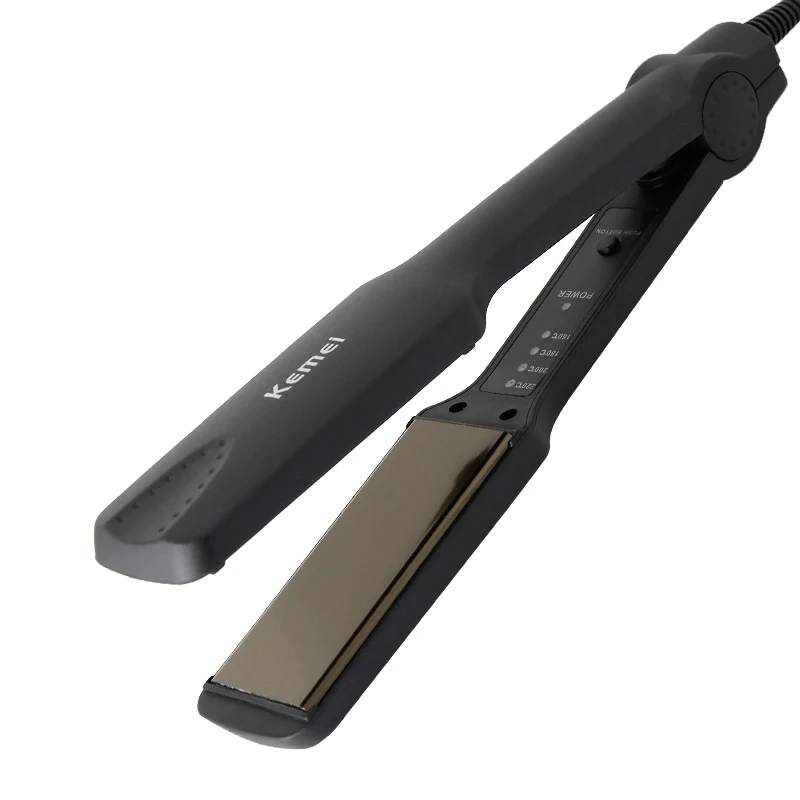 

KEMEI Mini Portable Professional Tourmaline Ceramic Hair Straightener Flat Iron Curling Hair Styling Tool KM-329