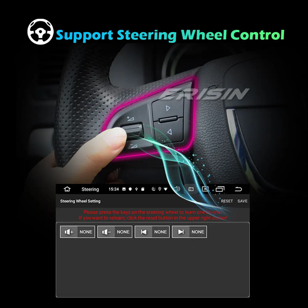 Автомагнитола Erisin Android 10 0 GPS DAB + Wifi для KIA Sorento Optima Sportage Cerato Cee 'd