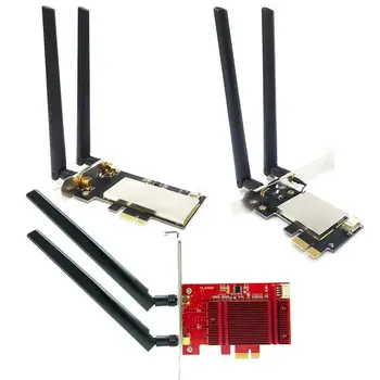 

NGFF to PCI-E WiFi Converter adapter for 8265AC 9260AC AX200 DW1560