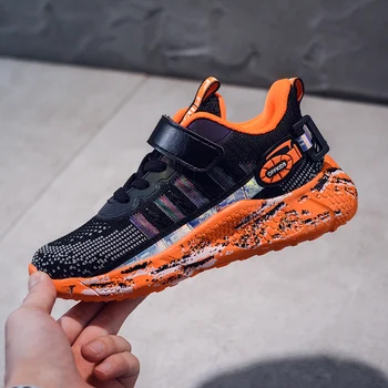 

New Trend Children Sport Shoes Boy Breathable Toddler Sneakers Luxury Brand Kid Shoes Children Boys Light Running Shoes for Boy