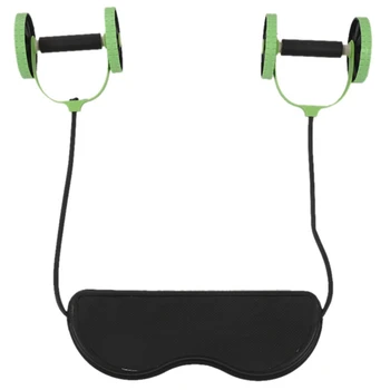 

Abinal Waist Slimming Trainer Exerciser Roller Core Double AB Wheel Fitness Equipment