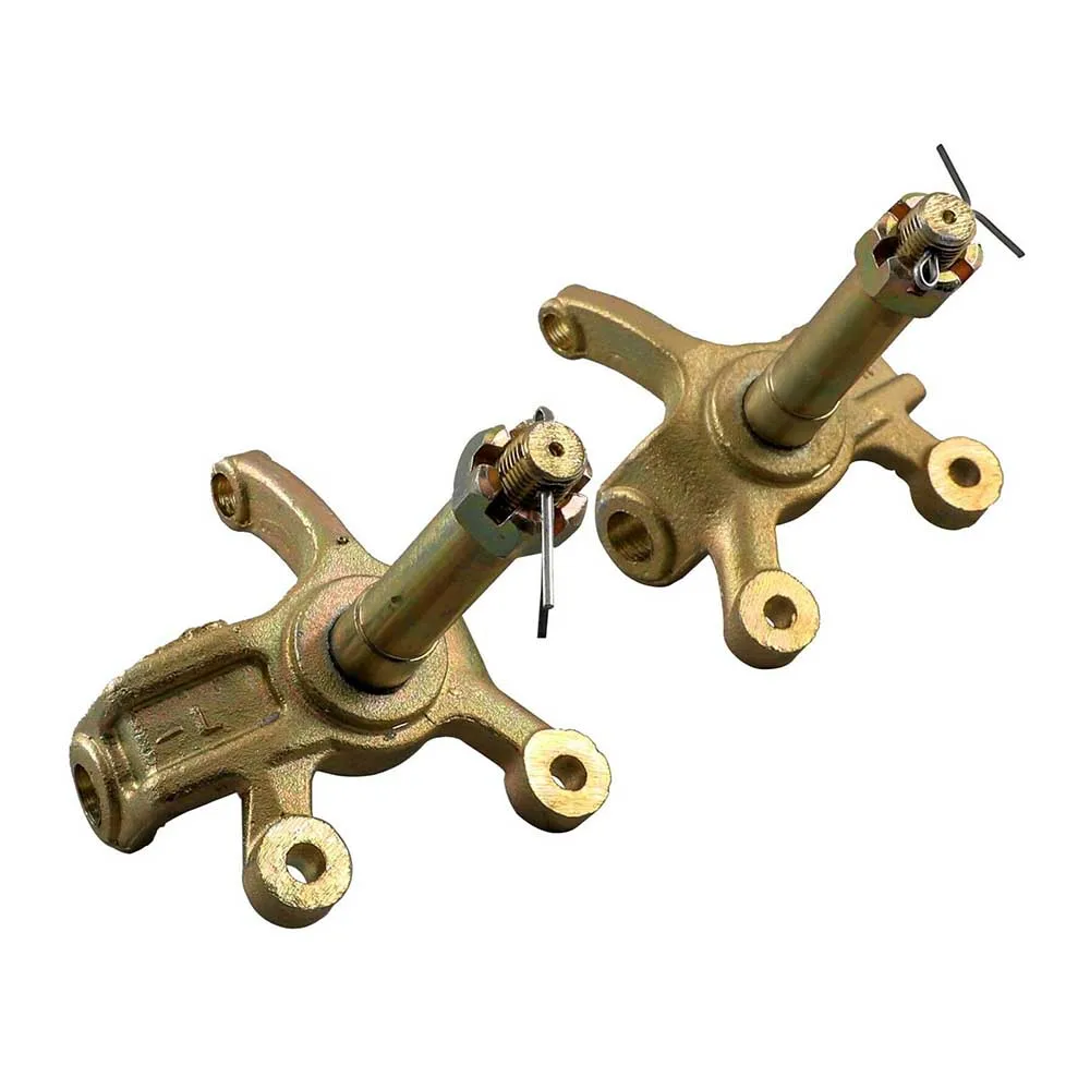 Left & Right Front Wheel Disc Brake Stub Axle Steering Knuckle Spindle for 70cc 110cc 125cc ATV Quad