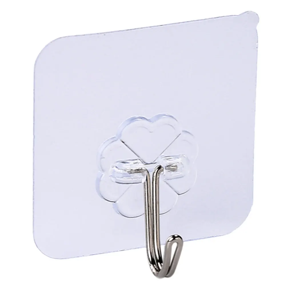 

1Pcs Practical Kitchen Tools Fruits & Vegetables Strong Load-bearing Wall Hook Seamless Hook Up Kitchen Accessories