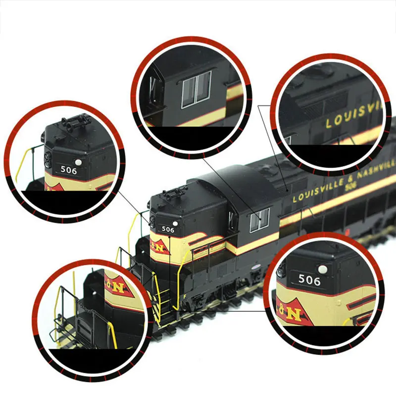 New Train ho 1 : 87 Electric Train Railway Set Toy Children's Railway Remote Control RC Trains Kids Model Toys Rail Tracks Gift