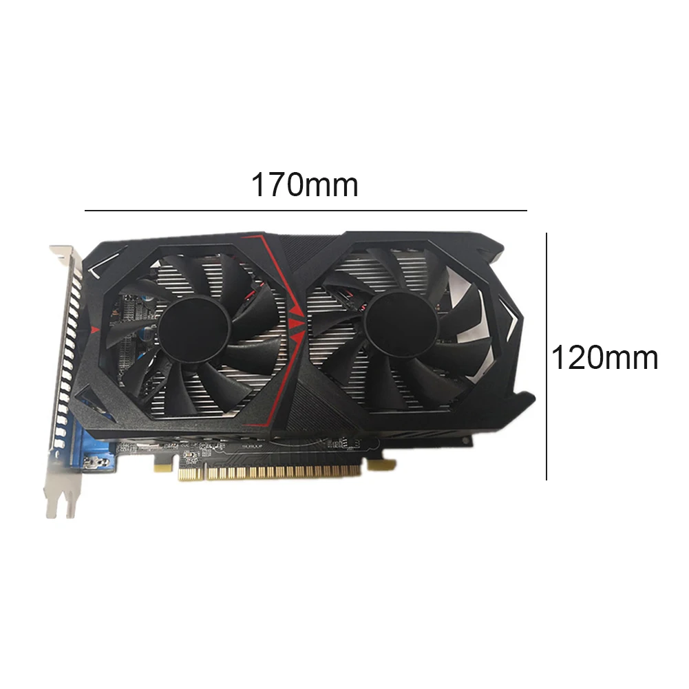 gaming card for pc GTX650Ti ATI7670 1/2GB 128bit GDDR5 PCI-E 3.0 16X Gaming Graphic Cards HDMI-Compatible DVI VGA for FPS PUBG Game Computer best video card for gaming pc