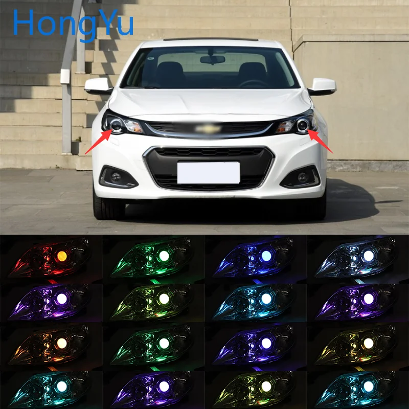 

Wireless Control RGB LED Demon Eyes light Kit For Chevrolet malibu 2011-2020 Projector Lights Lens