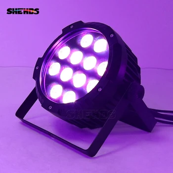 

SHEHDS Waterproof Aluminum alloy LED Par 18x18W RGBW lights control with DMX Stage DJ Disco Party Lighting Good For Outdoor