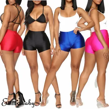 

2020 Womens Sexy Skinny Leggings Shorts Gym Yoga Sports Workout Fitness Athletic Casual Hot Pants Casual