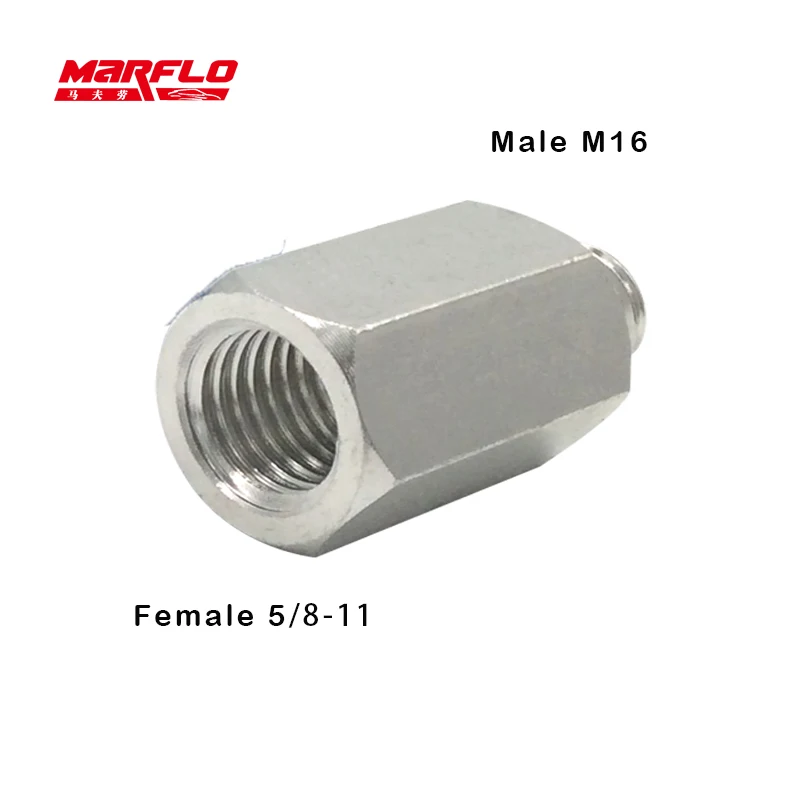 MARFLO M14 Rotary Polisher Extension Shaft For Car Care Polishing Accessories Tools Auto Detailing Backing Plate Pad Bar Rod