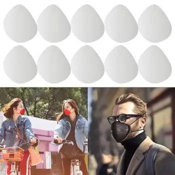 

PM2.5 Filter paper Anti Haze mouth anti dust 10Pcs Dust Proof Air Purification Replacement Inner Pads Filter for Face Mask
