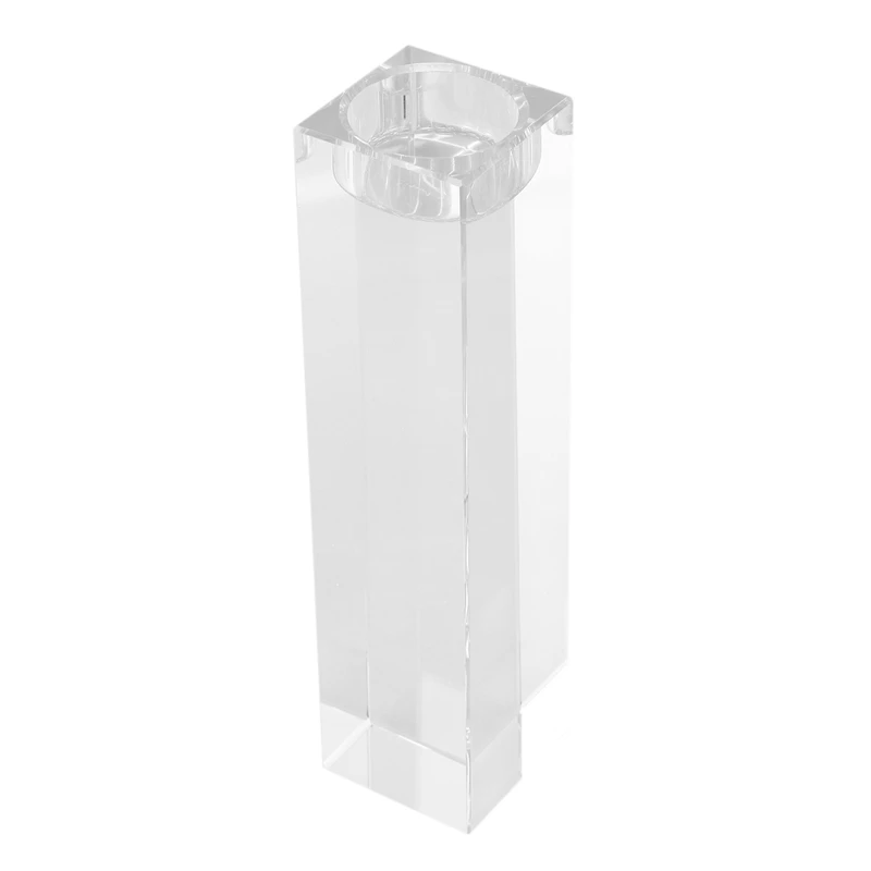 Скандинавские хрустальные подсвечники для праздников, свадеб, украшения, стеклянные свечи, домашний декор, Геометрическая Центральная восковая горелка
