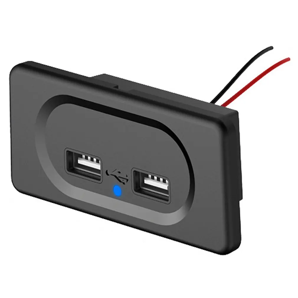 Dual Usb Charger Socket 4.8A 3.1A 12v For Motorcycle Auto Truck Atv Boat Car Rv Bus 2.1A 2.4A Power Adapter Outlet | Обустройство