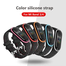 Для Xiaomi mi ремешок 4 ремешок силиконовый браслет mi Band 4 3 mi Band 4 mi Band 4 ремешок на запястье Xiomi mi Band 4 аксессуары