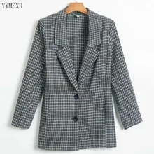 Ladies Fashion Jacket Casual Small Suit 2020 new spring and autumn slim single-breasted women's blazer Female Coat