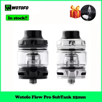

Flow Pro Sub Tank 25mm 4ml/5ml Capacity Sub Ohm Vape Tank Electronic Cigarette Atomizer for Flux 200W Vape Box Mod