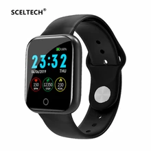 SCELTECH I5 Smart Watch Heart Rate Monitor Fitness Tracker Call Reminder Sports IP67 Waterproof Smartwatch For Android IOS