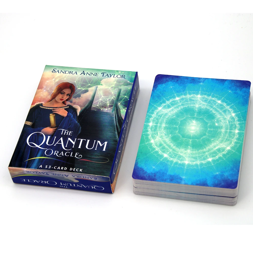 

2020 The Quantum Oracle 53-Card Deck and Guidebook Occult Divination Book Sets Beginners Classic Art Style Sandra Anne Taylor