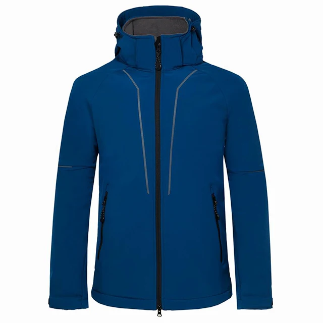 Мужские зимние 3L термальный теплый флис для походов куртки Новые водонепроницаемые уличные пальто с капюшоном Рыбалка Охота софтшелл для кемпинга одежда - Цвет: 8002 blue