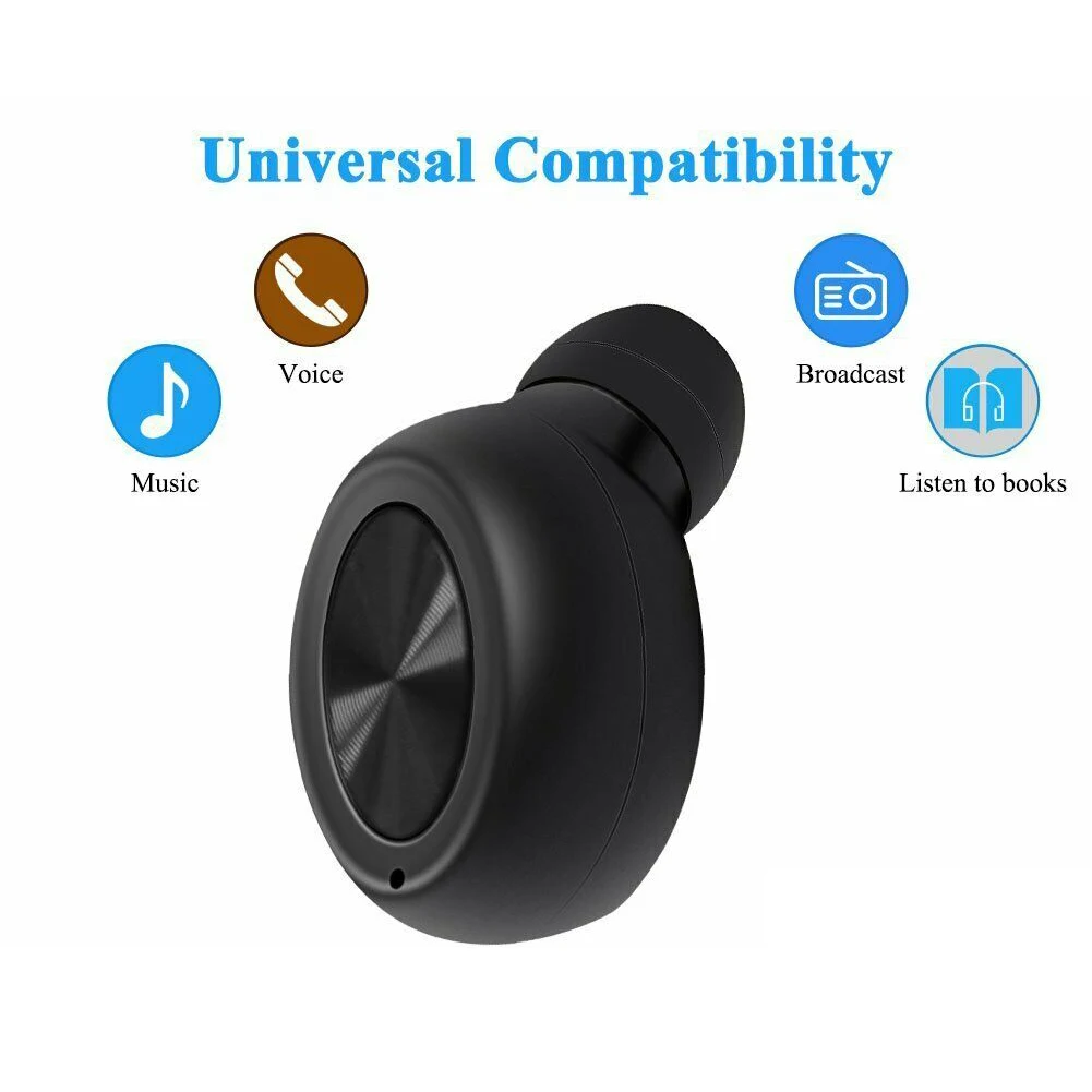 1 шт. Bluetooth 4,2 мини стерео HIFI Встроенный микрофон Магнитный usb зарядка для автомобиля спортивные беспроводные наушники музыка портативная гарнитура