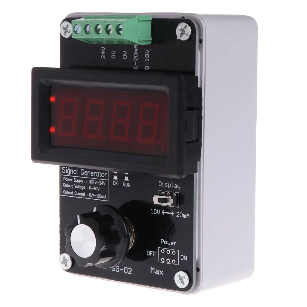 Регулируемый ток напряжение аналоговый симулятор 0~ 20 мА генератор сигналов DC 0~ 10 в Прямая поставка поддержка