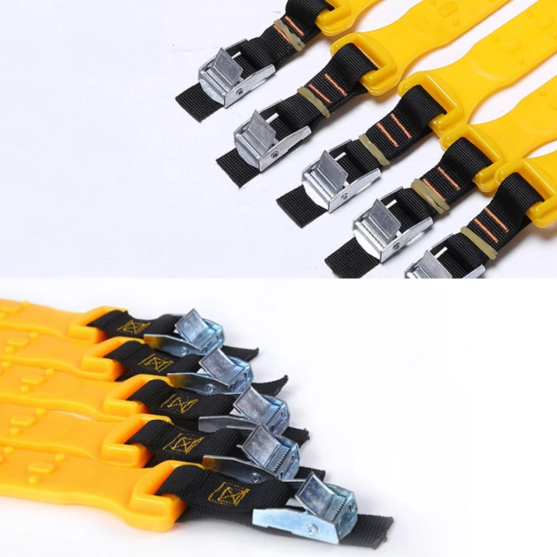 

10pcs Ice Snow Sand Mud Road Auto Winter Anti-Skid Safe Driving Belt Car Tire Snow Chains Tendon Durable