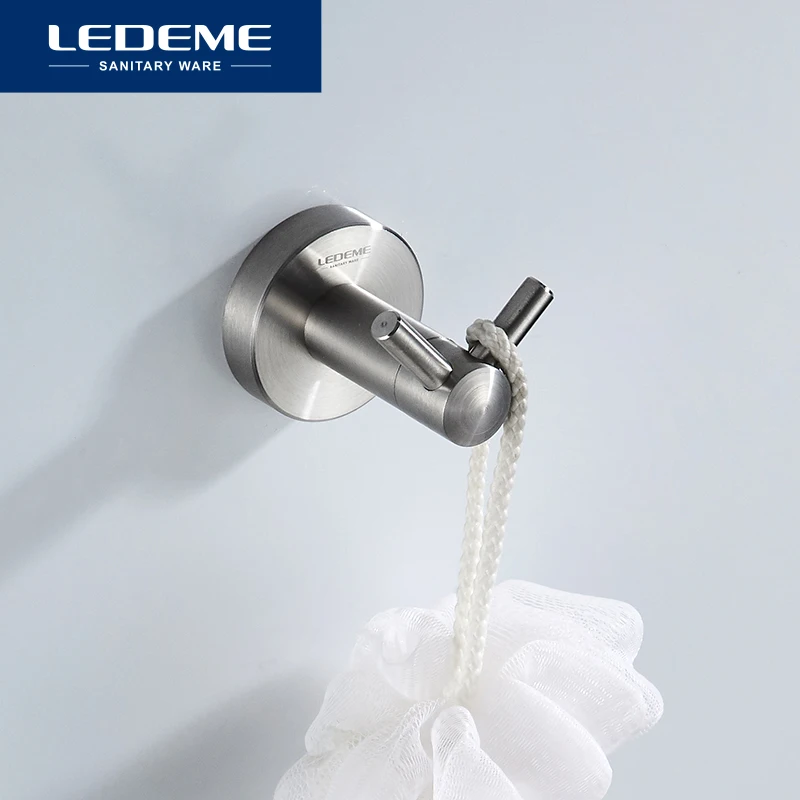 LEDEME вешалка для ванной комнаты крючки домашней кухни настенный крючок двери