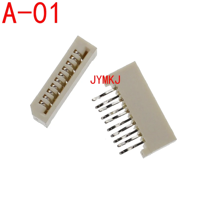 FPC FFC 1.0mm Pitch Flat Cable Connector Socket Double Row DIP Type 4 5 6 7 8 10 12 14 15 16 18 20 21 22 24 25 26 28 30 32 Pin