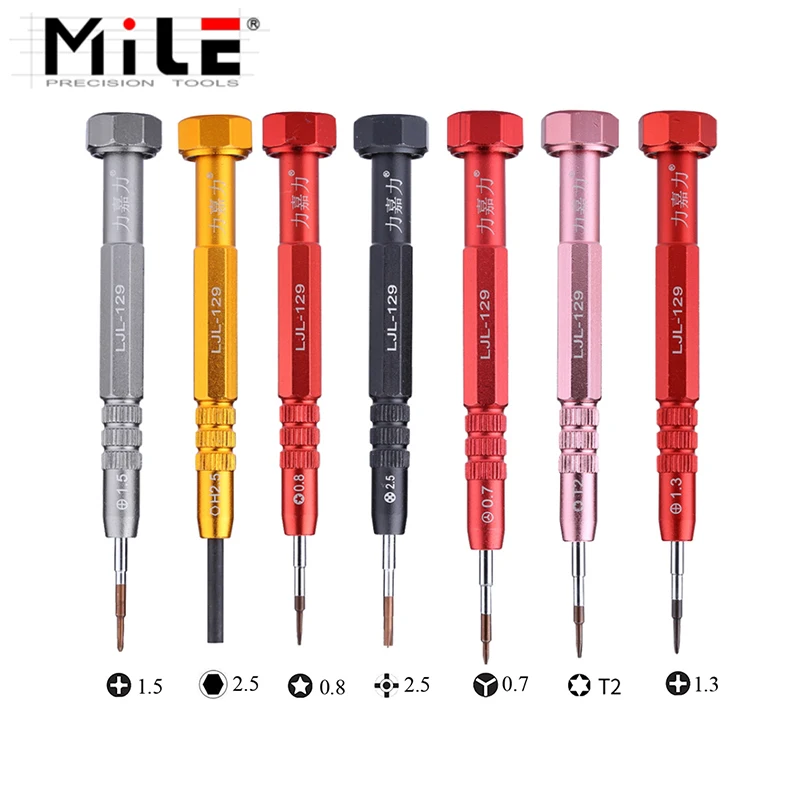 

MILE S2 Steel Precision Magnetic Screwdriver For Apple IPhone11proMAX XS 8 7 6 Screw Driver And HUAWEI Repair Tools Tournevis
