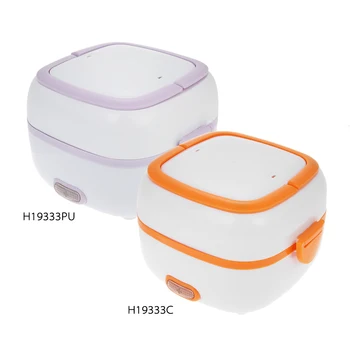 

Multifunctional Mini Rice Cooker Electric Meal Box Thermal Insulation Food Container Electric Heating lunchbox with Steamer